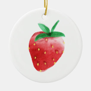 Décoration En Céramique Fraise