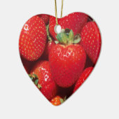 Décoration En Céramique Fraises (Gauche)