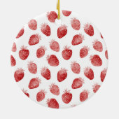 Décoration En Céramique Fraises rouges Fruit (Dos)