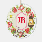 Décoration En Céramique Framboise personnalisée (Gauche)