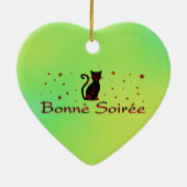 Décoration En Céramique Français : Bonne Soiree (Dos)