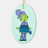 Décoration En Céramique Frankenstina (Gauche)