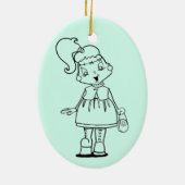 Décoration En Céramique Frankenstina (Dos)