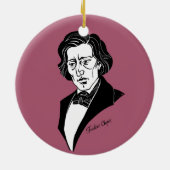 Décoration En Céramique Frederic Chopin (Dos)