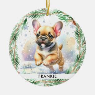 Décoration En Céramique French Bulldog Personnalisé Chien de Chien de Chie