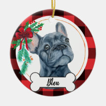 Frenchie Ornament, Chien-taureau français