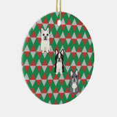 Décoration En Céramique Frenchies Holiday Diamonds (Droite)