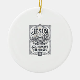 Décoration En Céramique Fréquence d'onde sonore Jésus Fréquence d'onde son