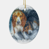 Décoration En Céramique Frères de Noël (Droite)