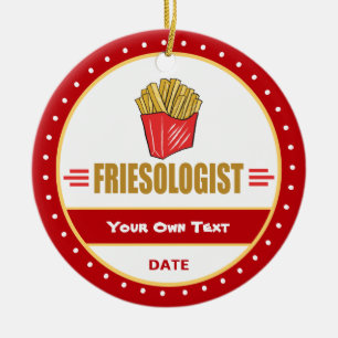 Décoration En Céramique Fries de France amusantes