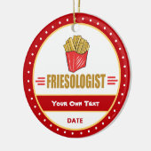 Décoration En Céramique Fries de France amusantes (Gauche)