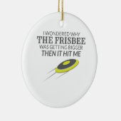 Décoration En Céramique Frisbee Ultime Pourquoi La Frisbee S'Agrandit (Droite)