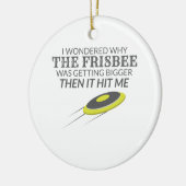 Décoration En Céramique Frisbee Ultime Pourquoi La Frisbee S'Agrandit (Gauche)