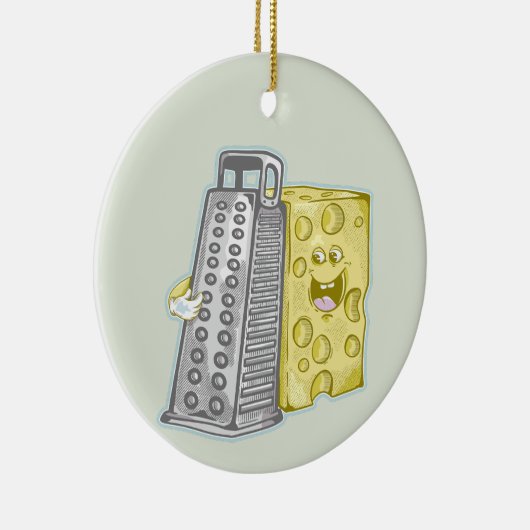 Décoration En Céramique Fromage râpé avec raidiste (Droite)