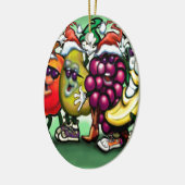 Décoration En Céramique Fruit Noël (Gauche)