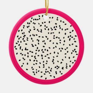 Décoration En Céramique Fruits de dragons / Fruits de dragon tranche de fr