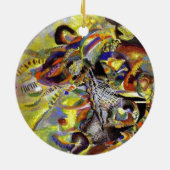 Décoration En Céramique Fugue peinture Abstraite par Kandinsky (Dos)