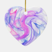 Décoration En Céramique Fumée Abstraite sur l'eau (Dos)