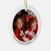Décoration En Céramique Fun Christmas Photo (Droite)