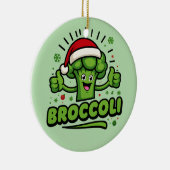 Décoration En Céramique Funky Broccoli Noël Enfants Toddler Noël (Droite)