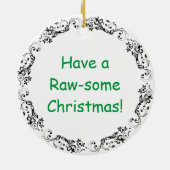 Décoration En Céramique Funky Sushi Pun Noël (Dos)