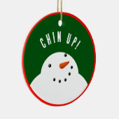 Décoration En Céramique Funny Christmas Snowman (Droite)