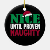 Décoration En Céramique Funny Christmas Squad Famille Vacances (Dos)