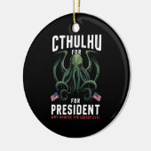 Décoration En Céramique Funny Elections 2024 Cthulhu pour le président (Gauche)