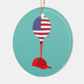 Décoration En Céramique Funny Golfing Casquette de baseball vêtements Casq (Gauche)