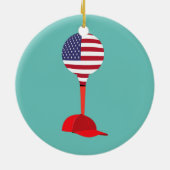 Décoration En Céramique Funny Golfing Casquette de baseball vêtements Casq (Dos)