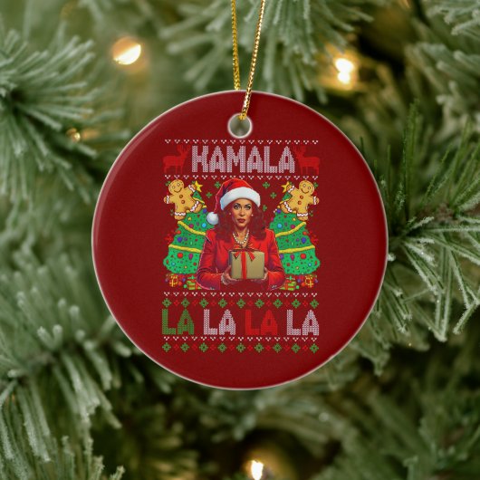 Décoration En Céramique Funny Kamala Harris 2024 Noël des femmes (Arbre)