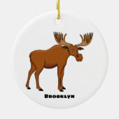 Décoration En Céramique Funny moose (Dos)
