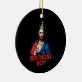 Décoration En Céramique Funny Noël Jésus Enfant d'anniversaire (Droite)