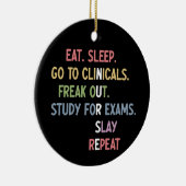 Décoration En Céramique Funny Nurse School Student Future Nurse Cadfts (Droite)