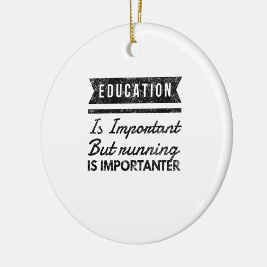 Décoration En Céramique Funny running distressed (Gauche)