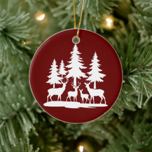 Décoration En Céramique Funny Skinny Pine Tree Randonnée d'été Camping