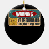 Décoration En Céramique Funny VR utilisateur Hazard Gamer Themed Virtual R (Dos)