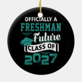 Décoration En Céramique Futur Freshman Officiel Classe 2027 Premier Jour D (Dos)