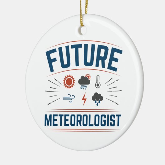 Décoration En Céramique Futur météorologue (Gauche)