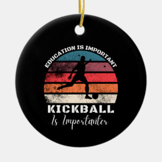 Décoration En Céramique Future Kickball Lover et joueurs maman papa Kickba