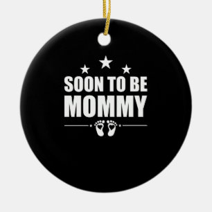 Décoration En Céramique Future maman annonce de grossesse révélation maman