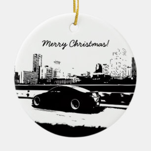Décoration En Céramique G35 Coupe Rolling shot Christmas Ornament