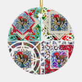 Décoration En Céramique Galo de Barcelos, Po (Devant)