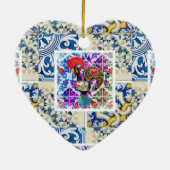 Décoration En Céramique Galo de Barcelos, Portugal (Dos)