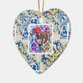 Décoration En Céramique Galo de Barcelos, Portugal (Gauche)