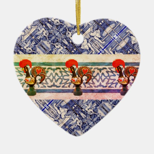 Décoration En Céramique Galo de Barcelos, Portugal (Devant)