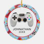 Décoration En Céramique Gamer de Christmas (Dos)