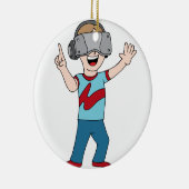 Décoration En Céramique Gamer de vidéo de réalité virtuelle (Droite)