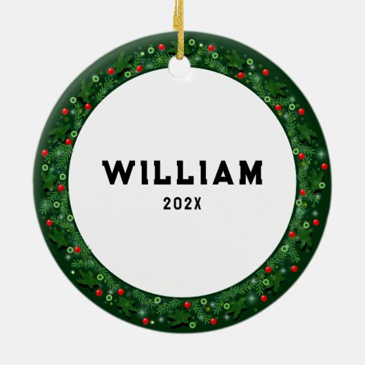 Décoration En Céramique Gamer vidéo Noël Collectif (Dos)