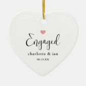 Décoration En Céramique Garde-photo couple engagé (Devant)